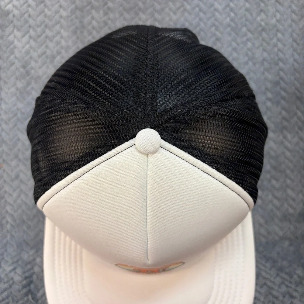 Terp Float Festival Bigfoot Trucker Hat White Black Snapback Cap Tahlequah OK